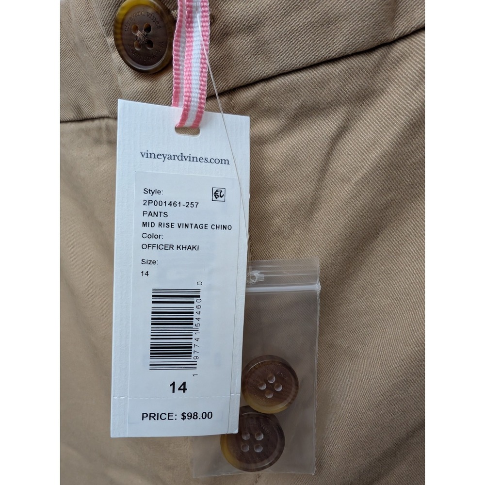 Vineyard Vines Women's Khaki Capris - Picture 2 of 4